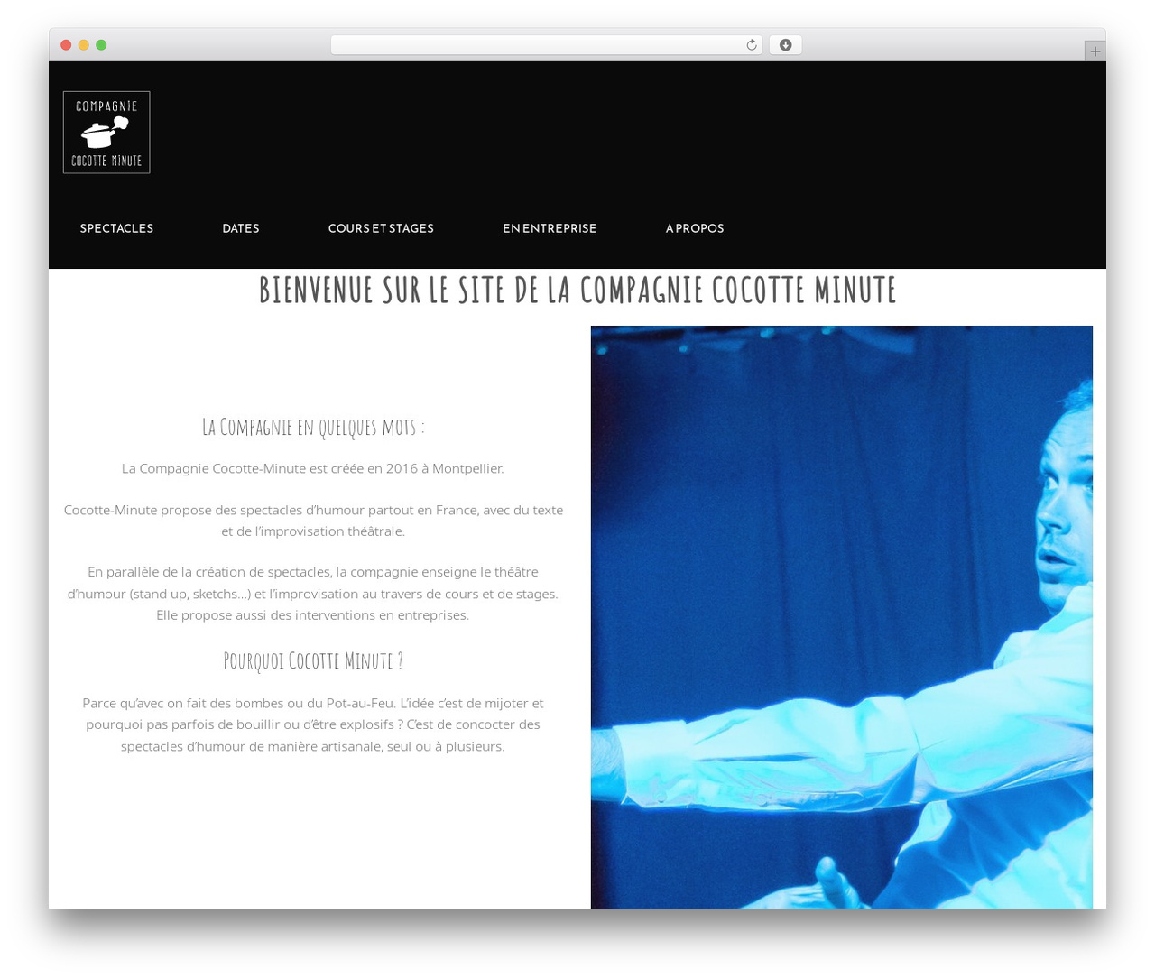 WordPress theme classico - compagniecocotteminute.com