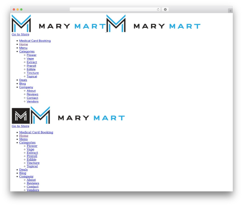 WordPress website theme Bateaux - marymart.com