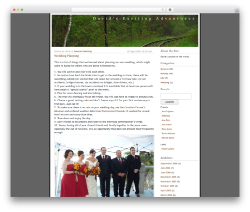 GreenTrack WordPress theme - monkofnee.com