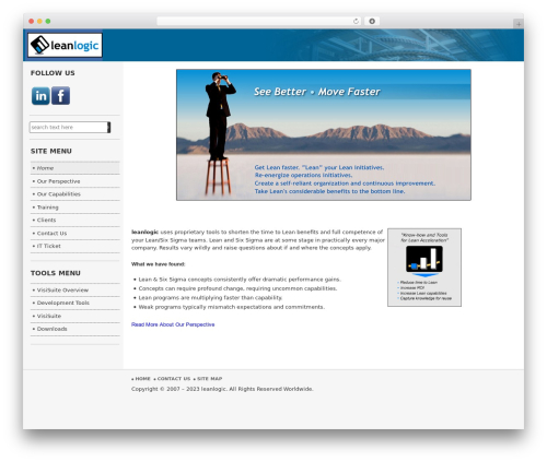 Lean Logic theme WordPress - lean-logic.com