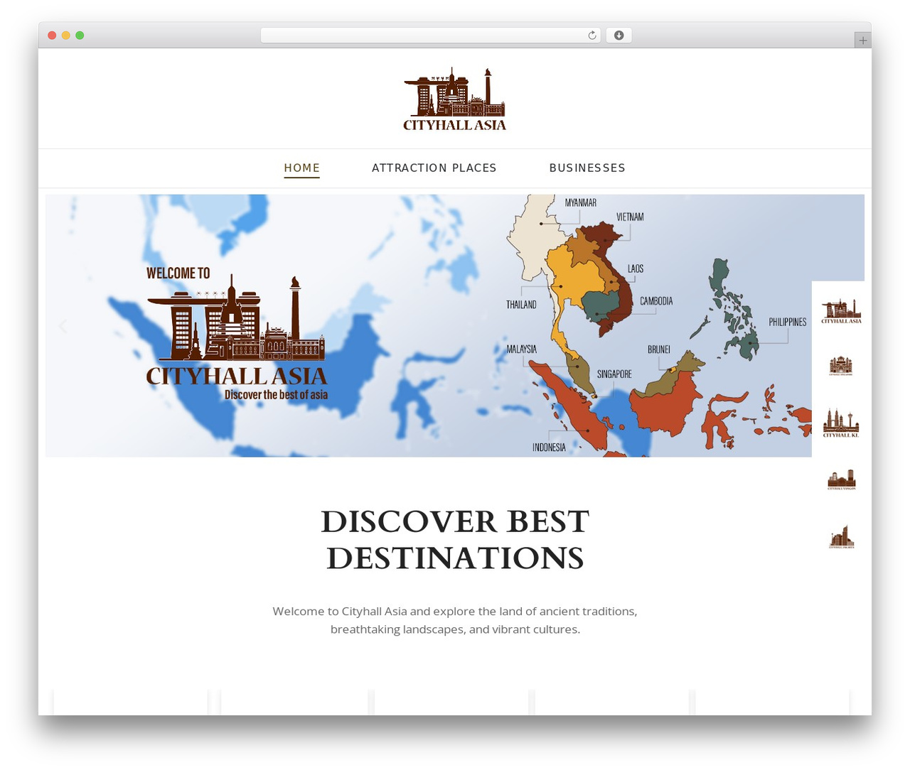 Sinatra theme WordPress - cityhallasia.com