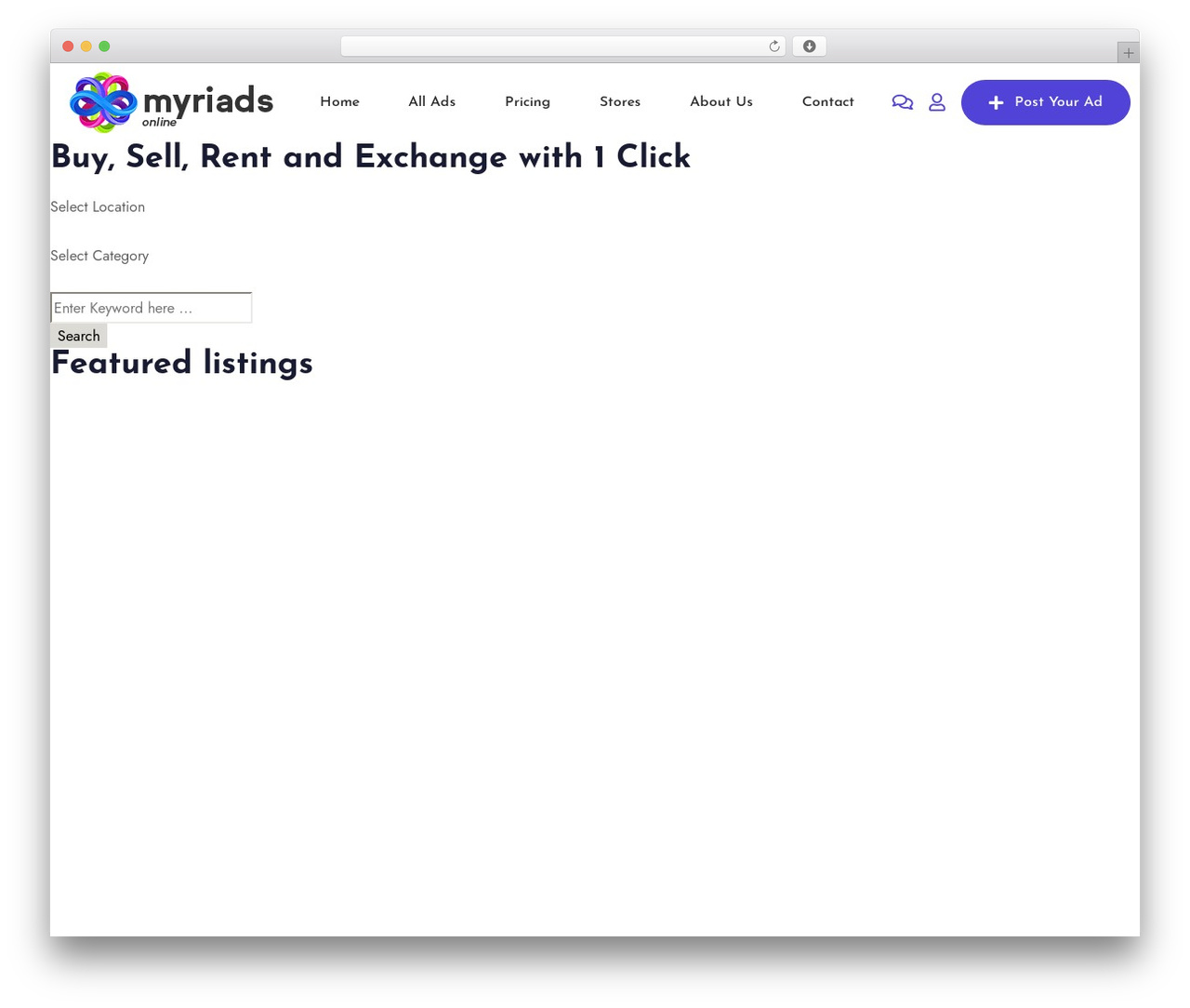 Theme WordPress Classima - myriads.online Theme WordPress Classima - myriads.online