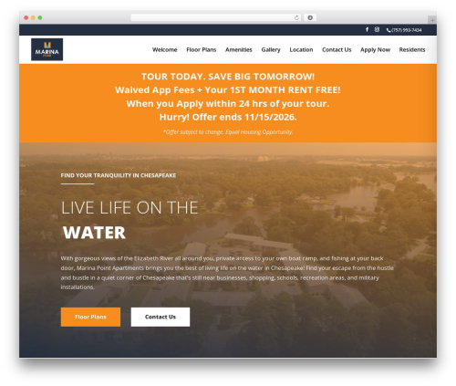 Theme WordPress Divi - marinapointapts.com