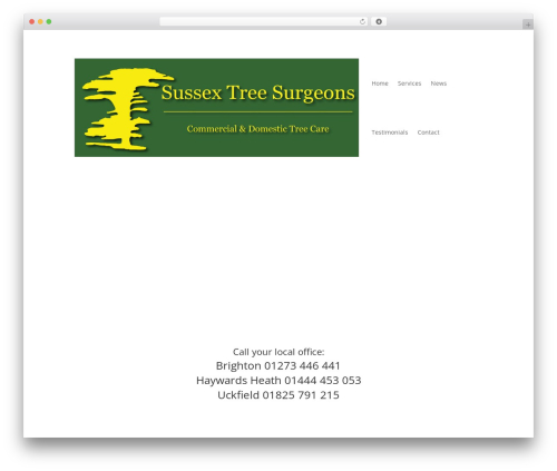 Theme WordPress Divi - sussextreesurgeons.org
