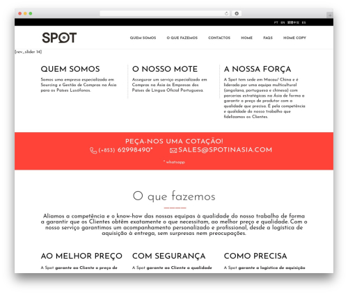 WordPress theme designsete - procurementspot.com