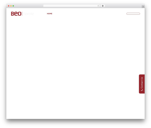 WordPress theme Quylo - beotextile.com