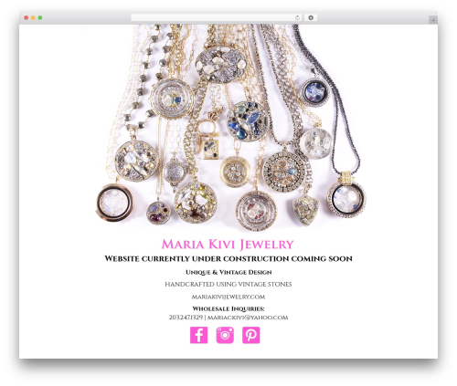 Beaver Builder Theme WordPress theme design - mariakivijewelry.com