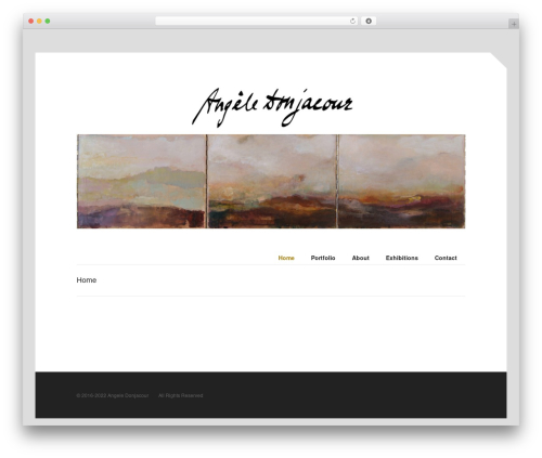 Better WordPress theme - angeledonjacour.com