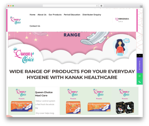 Codesk themer WordPress plugin - queenchoice.in