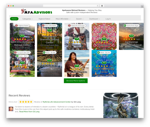 Listeo WordPress theme - ayaadvisors.org