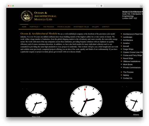 MX WordPress theme - modelstructures.com