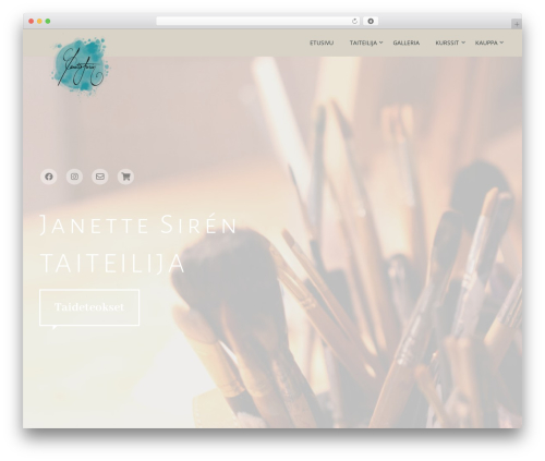 Selfer WordPress theme - janettesiren.fi