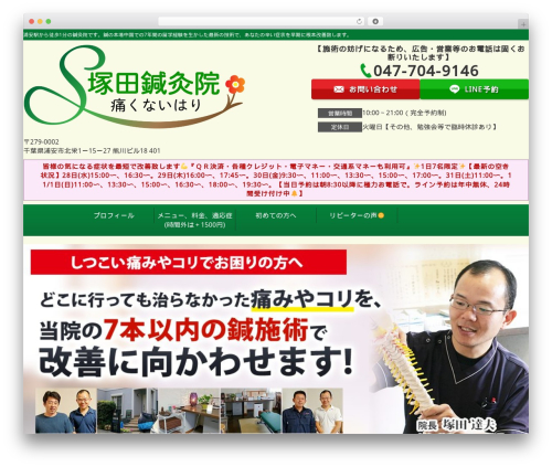 Selfull theme WordPress - tsukada-shinkyu.com