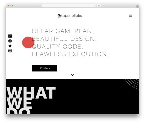 Taps & Clicks theme WordPress - tapsnclicks.com