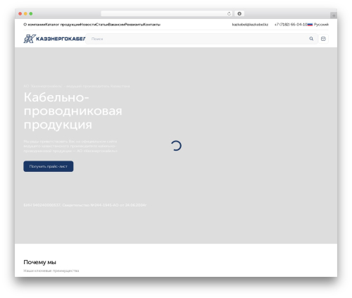 Add template for contact form 7 WordPress plugin - kazkabel.kz