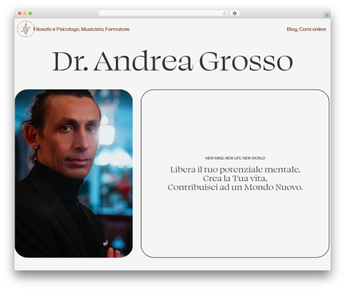 WordPress theme Hello Elementor - andreagrosso.it