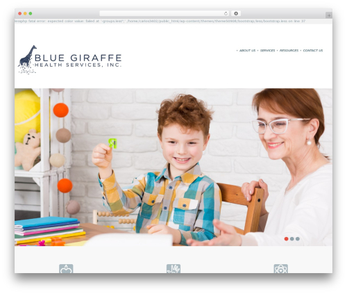 WordPress theme cherry - bluegiraffehealth.com
