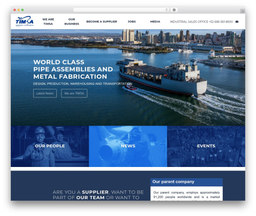 WordPress theme TIMSA - imt-mex.com.mx