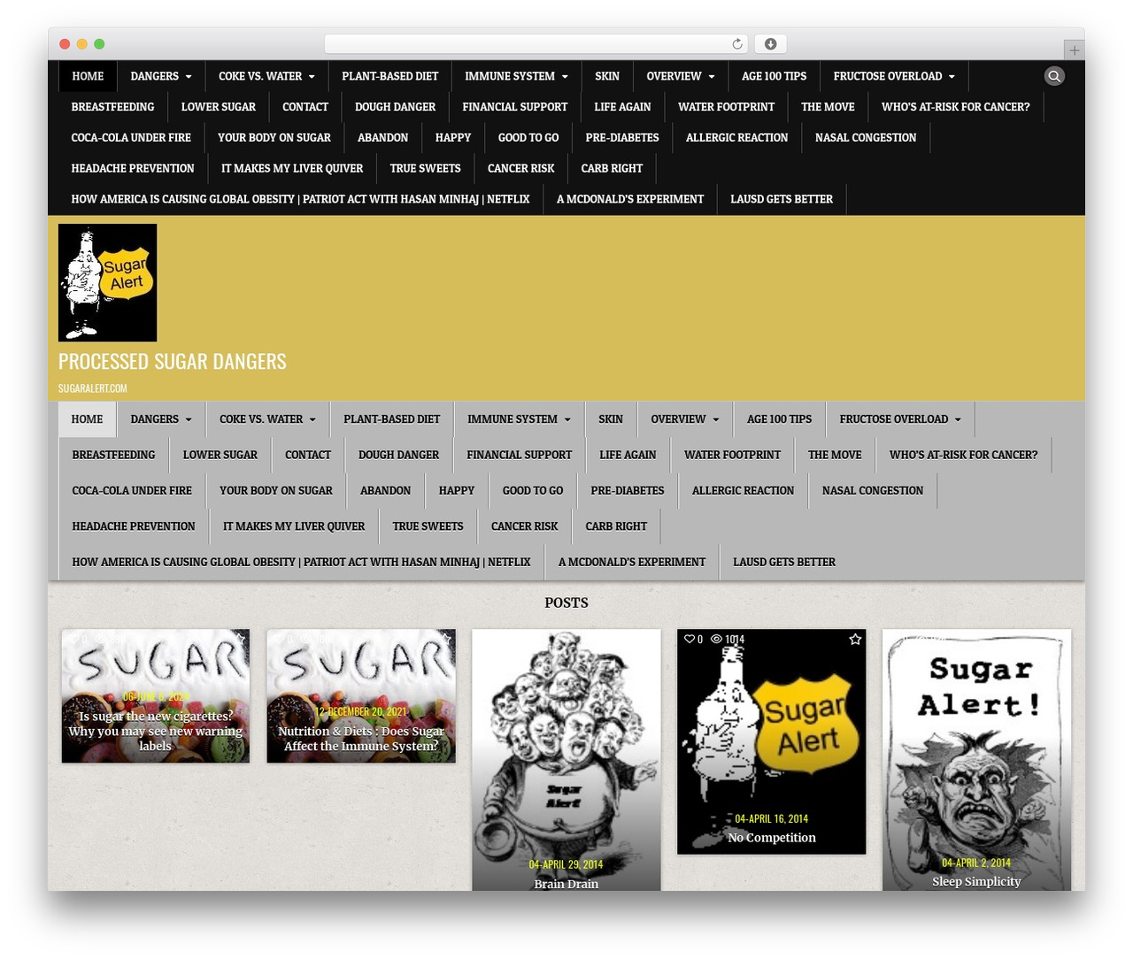 WordPress website theme Simple Grid PRO - sugaralert.com WordPress website theme Simple Grid PRO - sugaralert.com