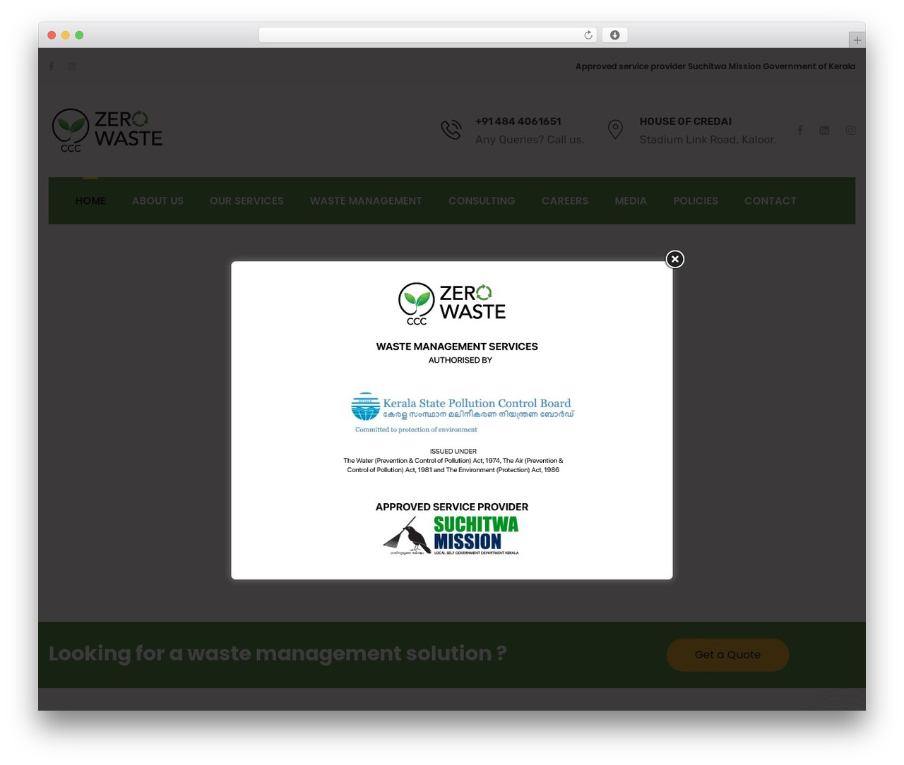 Delaware WordPress theme - ccczerowaste.com