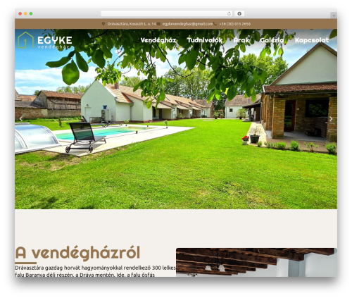 Hello Elementor WordPress theme - egykevendeghaz.hu