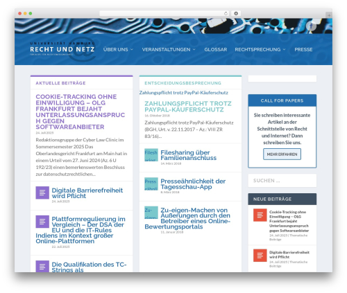 Theme WordPress Extra - rechtundnetz.com