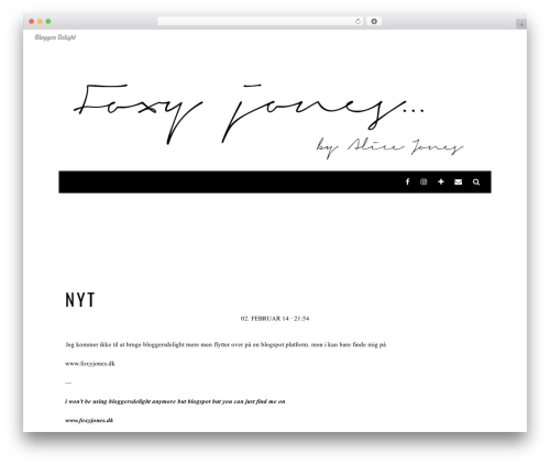 WordPress theme Base network theme - foxyjones.bloggersdelight.dk