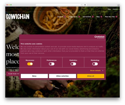 Foundry WordPress plugin - www.tourismcowichan.com