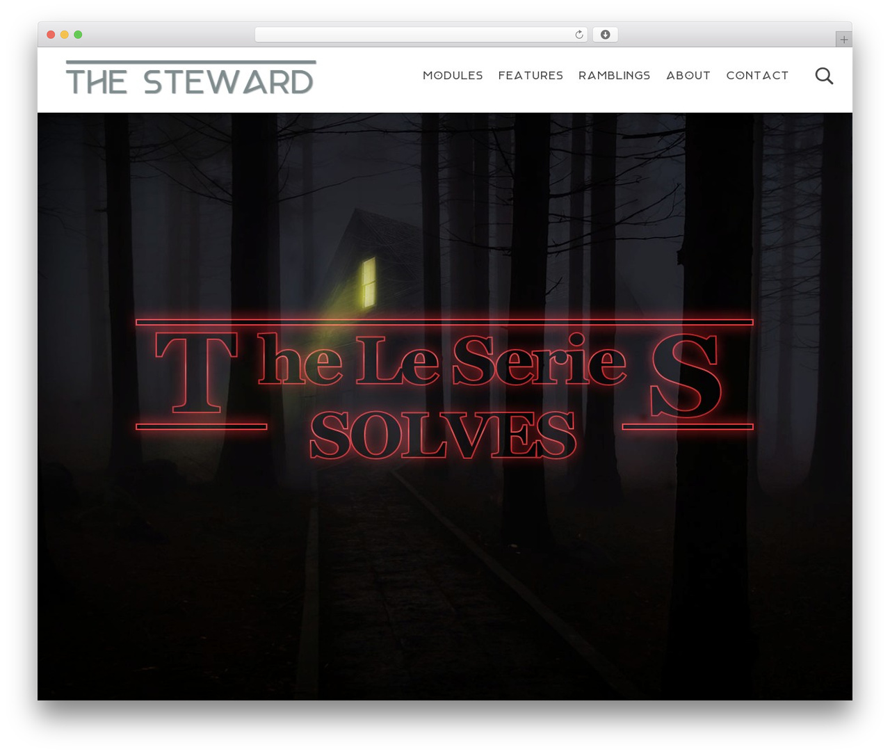 WordPress theme Lorem - lesteward.com