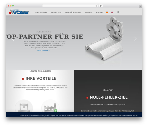 DBMUD Customer Theme WordPress theme - aluminium-giesserei.de
