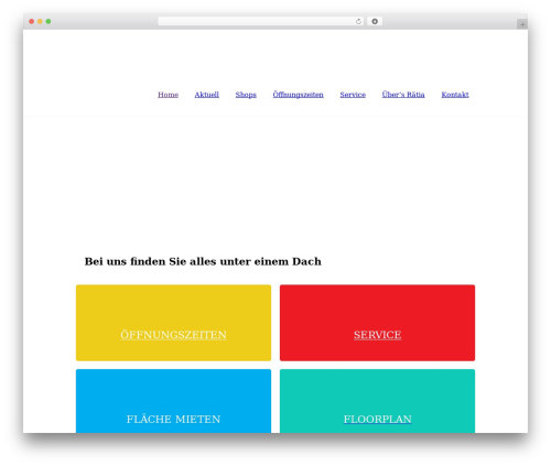 Cmsmasters content composer WordPress plugin - raetia-center.ch