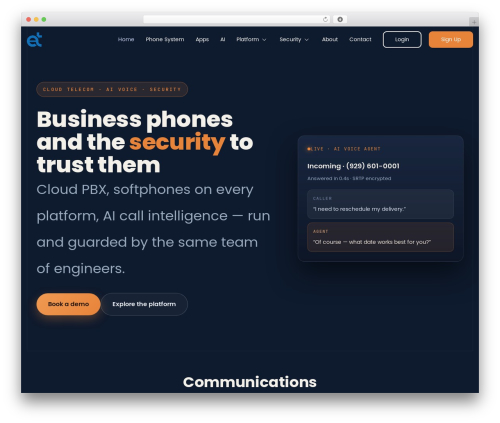 Qloud WordPress theme - enabletalk.com