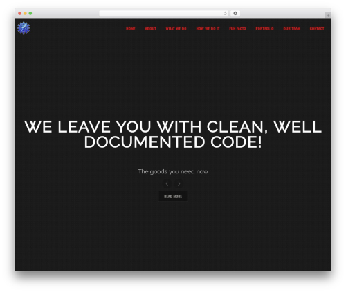 WordPress theme North - masterboltdevelopment.com