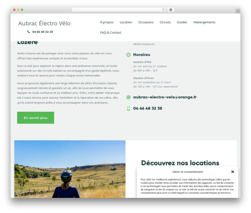 yokoo WordPress theme - aubrac-electro-velo.com