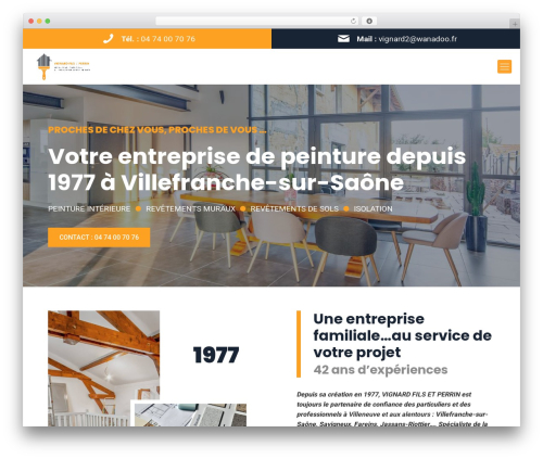 Betheme WordPress theme - vignardetfils.com