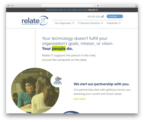 Bootstrap Basic4 best WordPress theme - relate-it.com