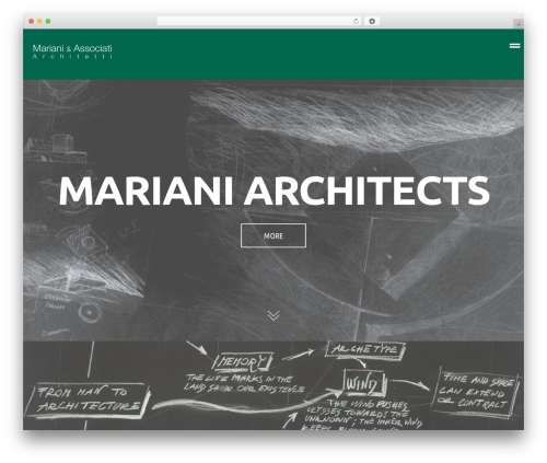 cherry top WordPress theme - marianifabio.com