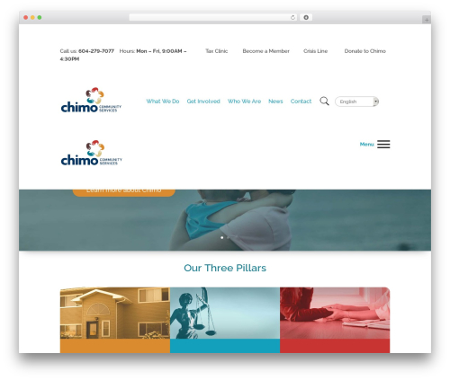 Divi WordPress page theme - chimoservices.com