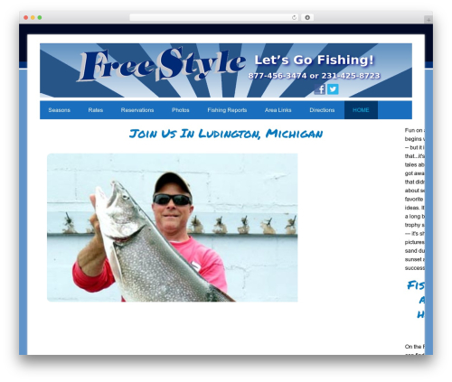 Genesis theme WordPress - freestylecharters.com