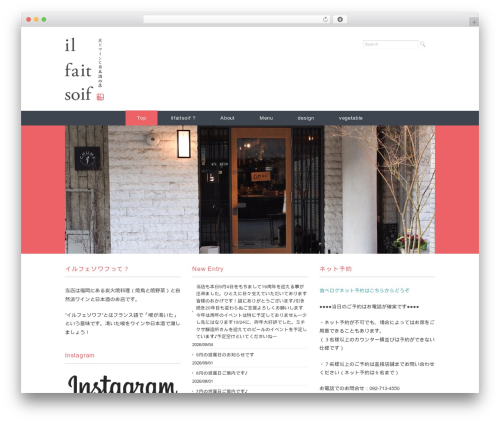 Ruby Tuesday WordPress theme - ilfaitsoif.com