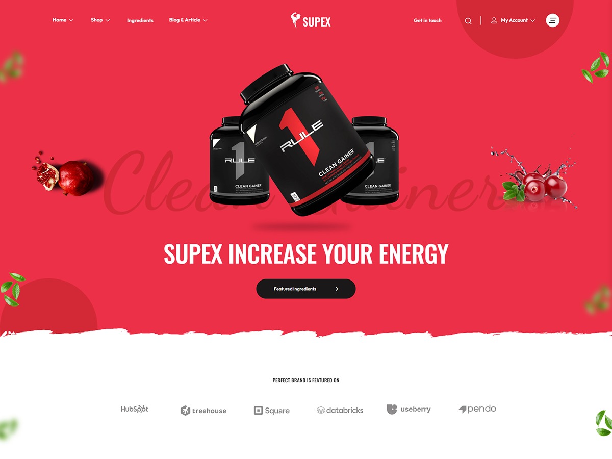 Supex WordPress theme