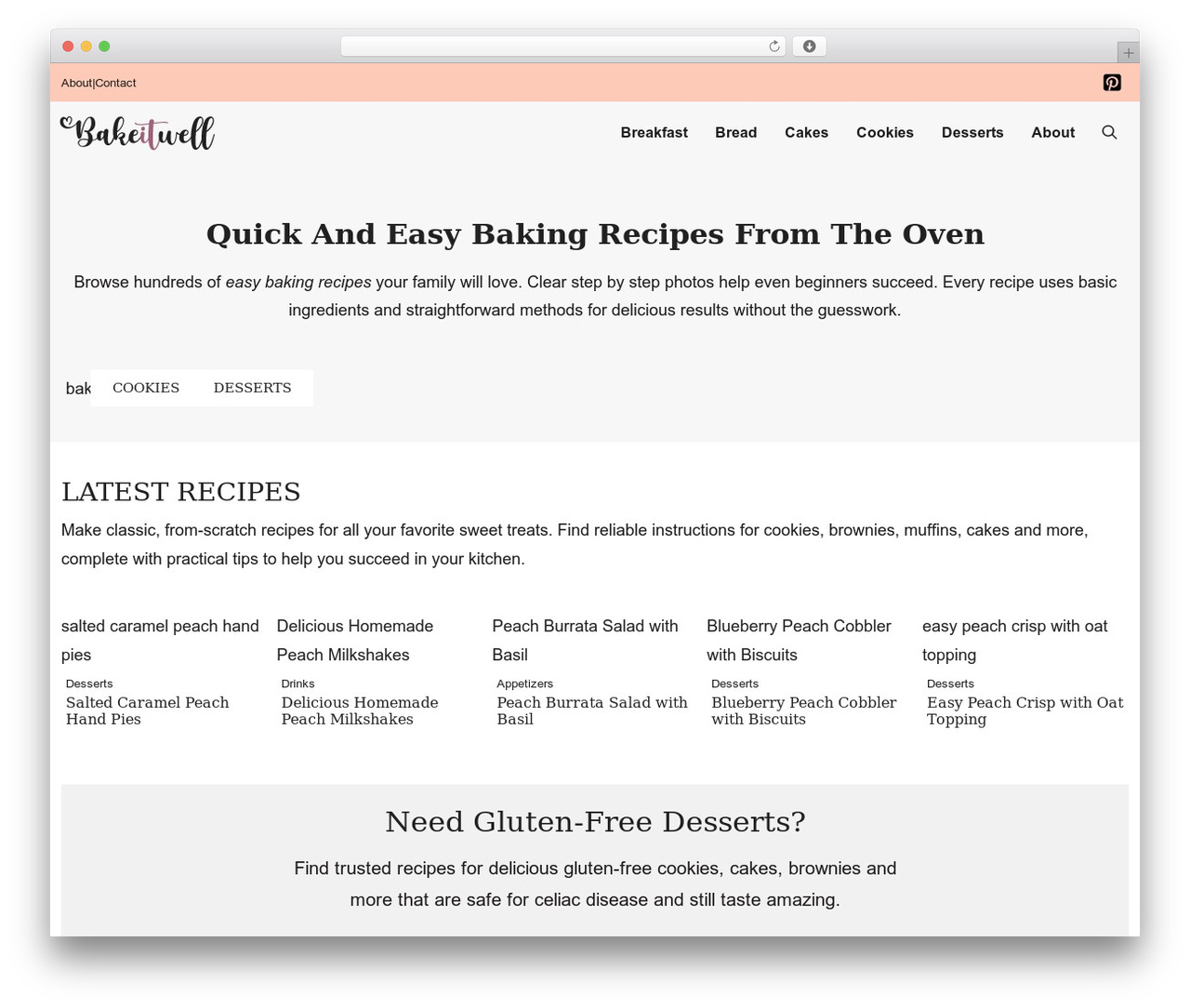 Theme WordPress GeneratePress - bakeitwell.com Theme WordPress GeneratePress - bakeitwell.com