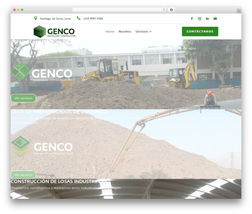 Theme WordPress Divi - genco.com.pe