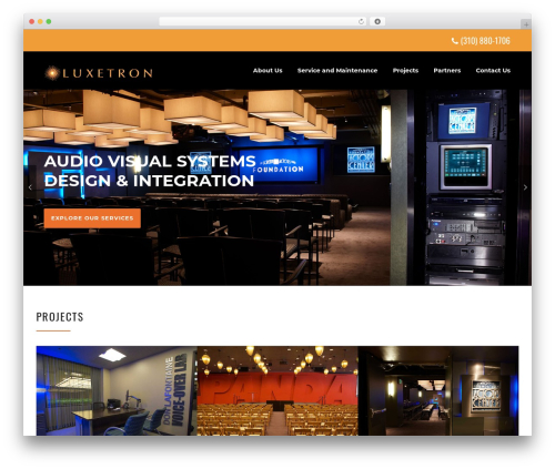 WordPress theme Construction - luxetron.net