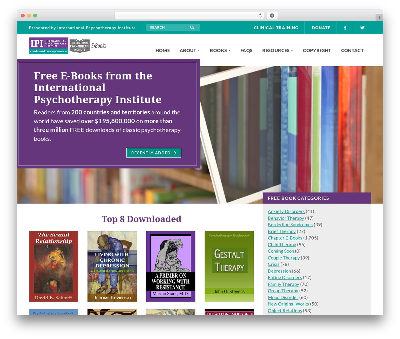 WordPress website theme Bootstrap Basic4 - freepsychotherapybooks.org WordPress website theme Bootstrap Basic4 - freepsychotherapybooks.org