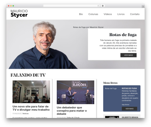 WP theme Stycer - mauriciostycer.com.br