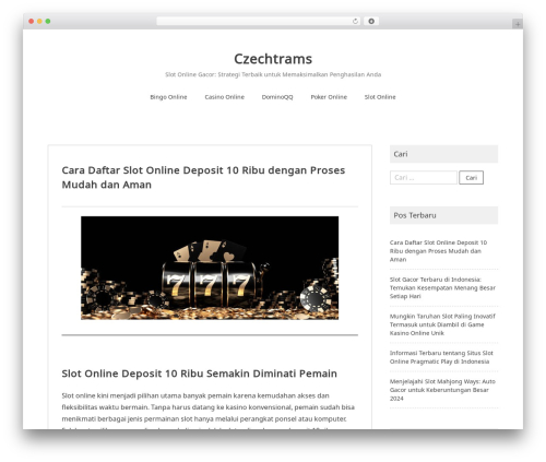 Best WordPress theme Noto Simple - czechtrams.com