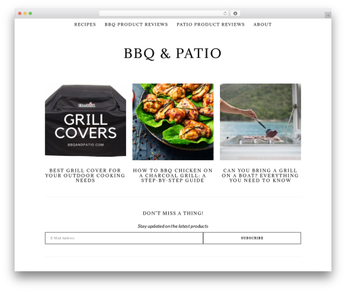 Brunch Pro Theme WordPress theme - bbqandpatio.com