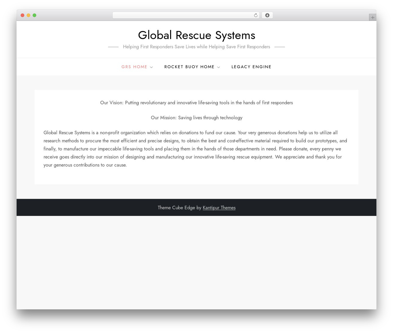 Cube Edge WordPress theme - globalrescuesystems.org Cube Edge WordPress theme - globalrescuesystems.org