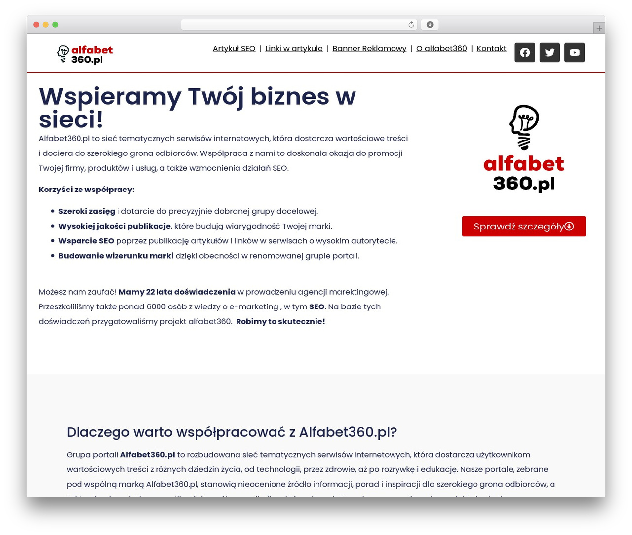 Hello Elementor theme WordPress - alfabet360.pl